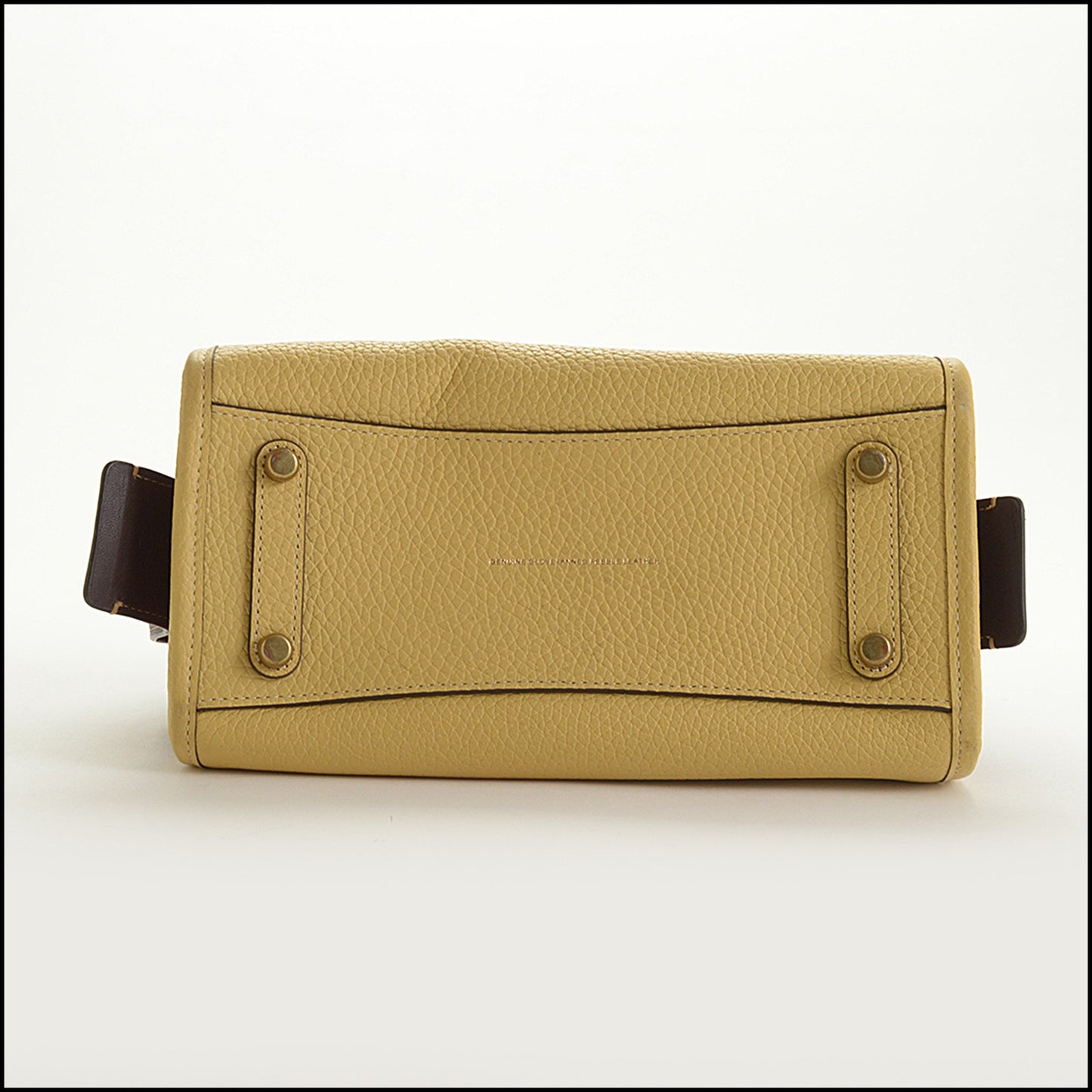 RDC15489 COACH Colorblock Brown/Yellow/Amber Glovetanned Pebbled and Regenerative Leather Rogue
