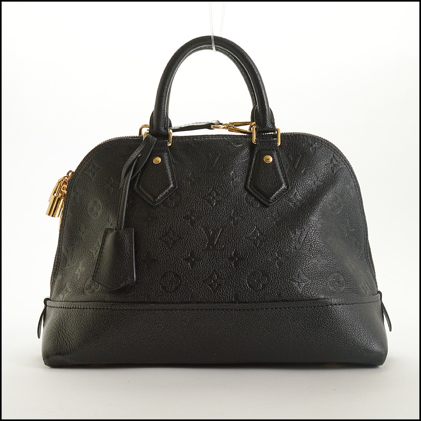 RDC15469 LOUIS VUITTON Black Empreinte Monogram Leather Neo Alma