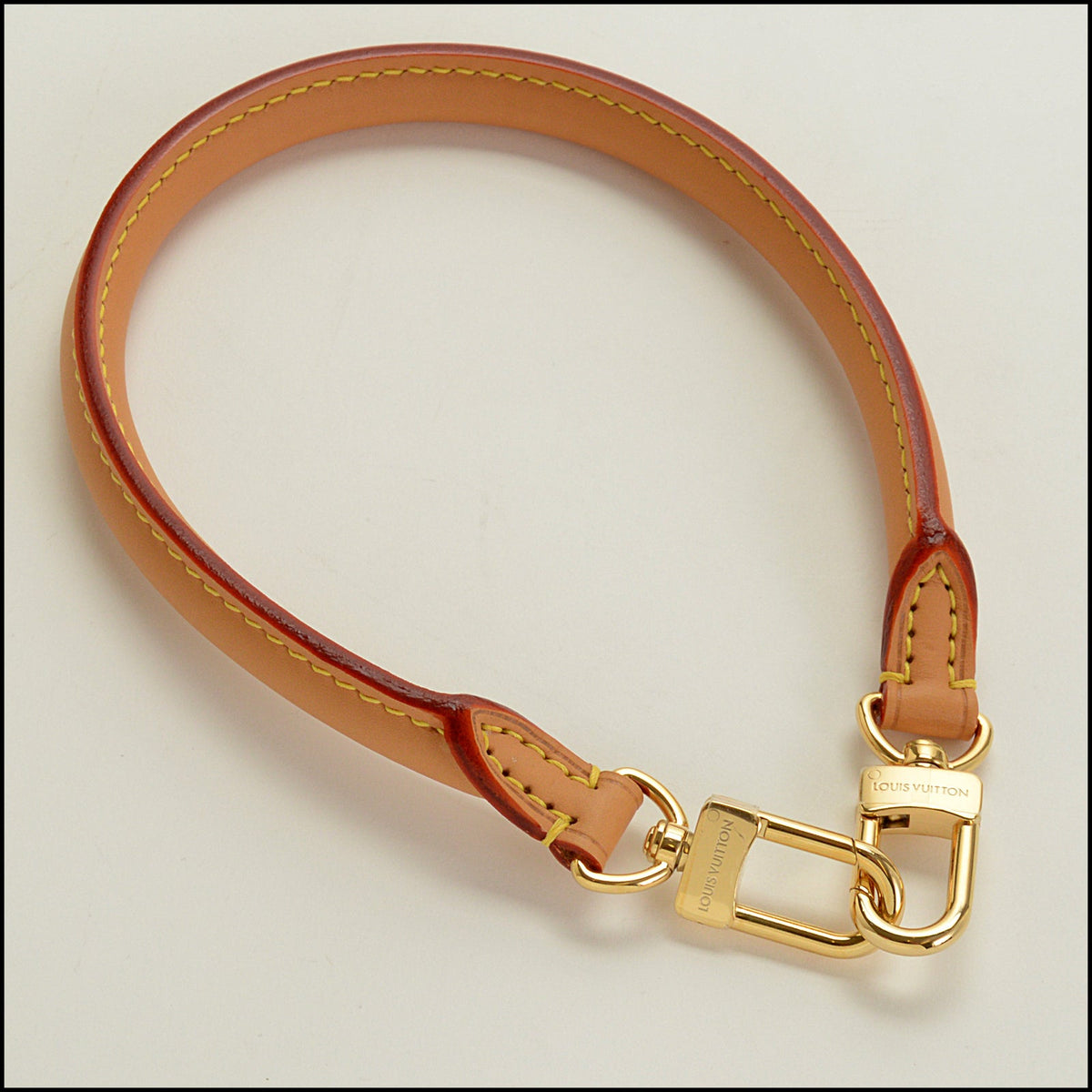 RDC15726 LOUIS VUITTON Vachetta Leather Top Handle For LV Bag