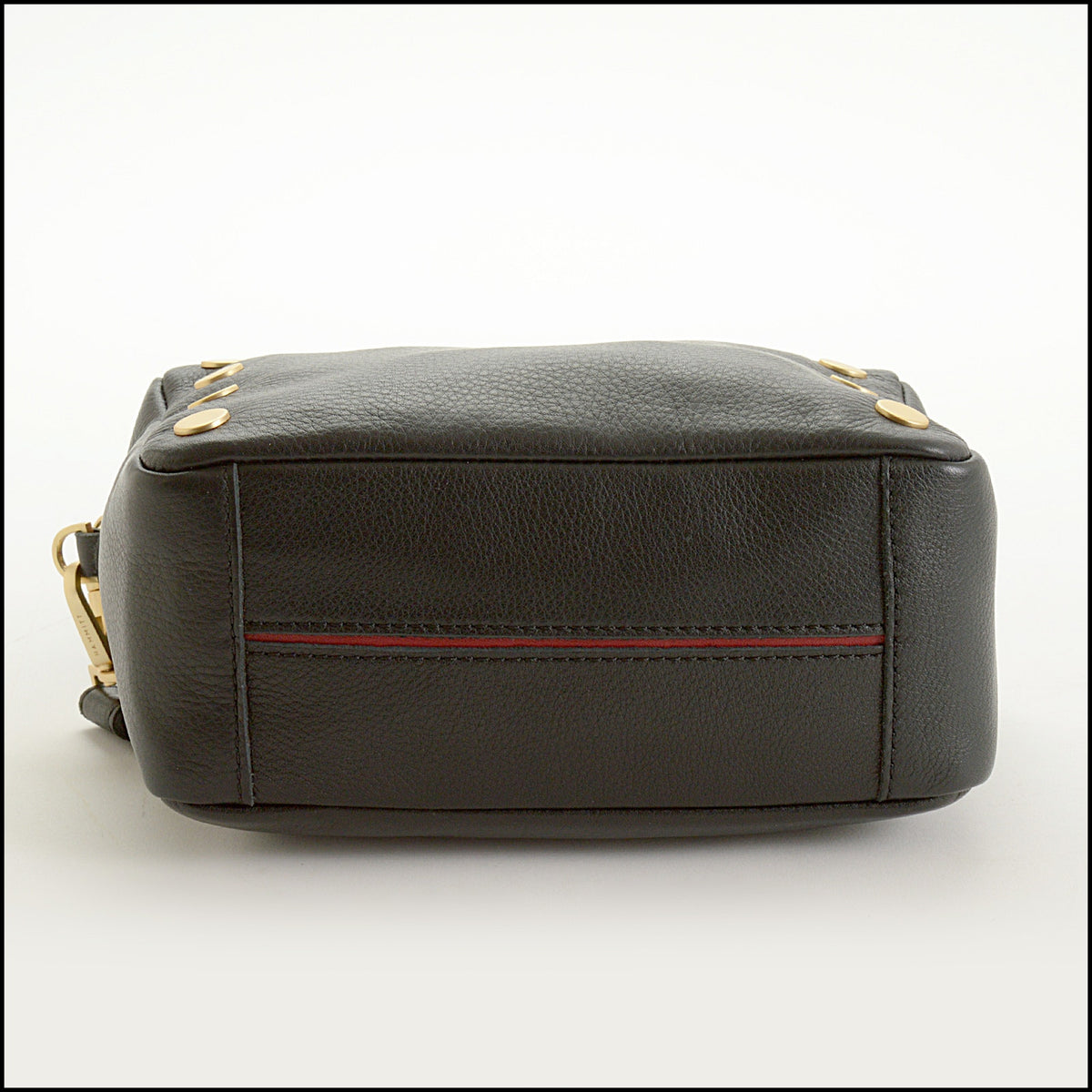 RDC15714 HAMMITT Black Leather Evan Crossbody Bag