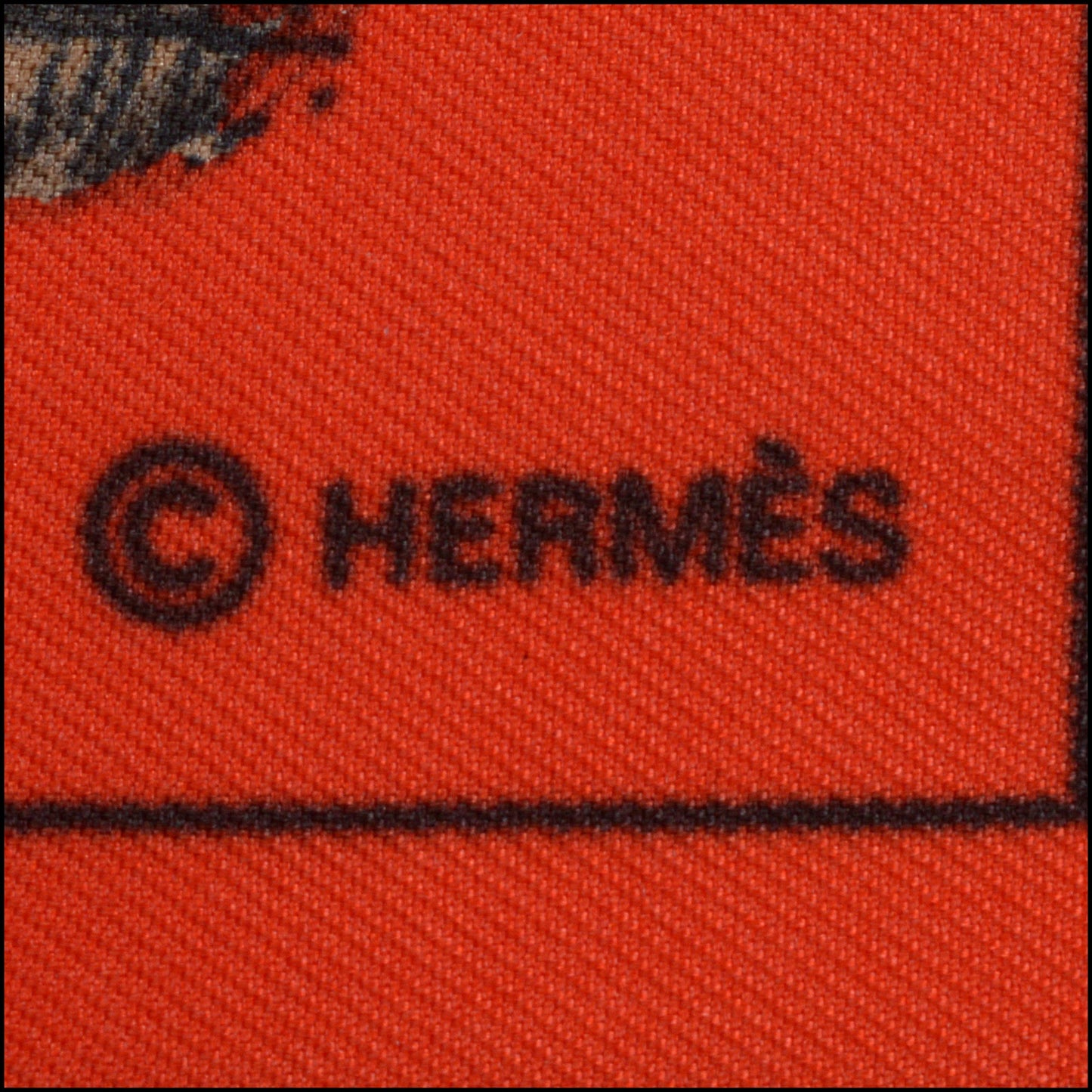 RDC15461 HERMES Vintage 1974 Red "Couvertures et Tenues de Jour" Silk Scarf 90 cm