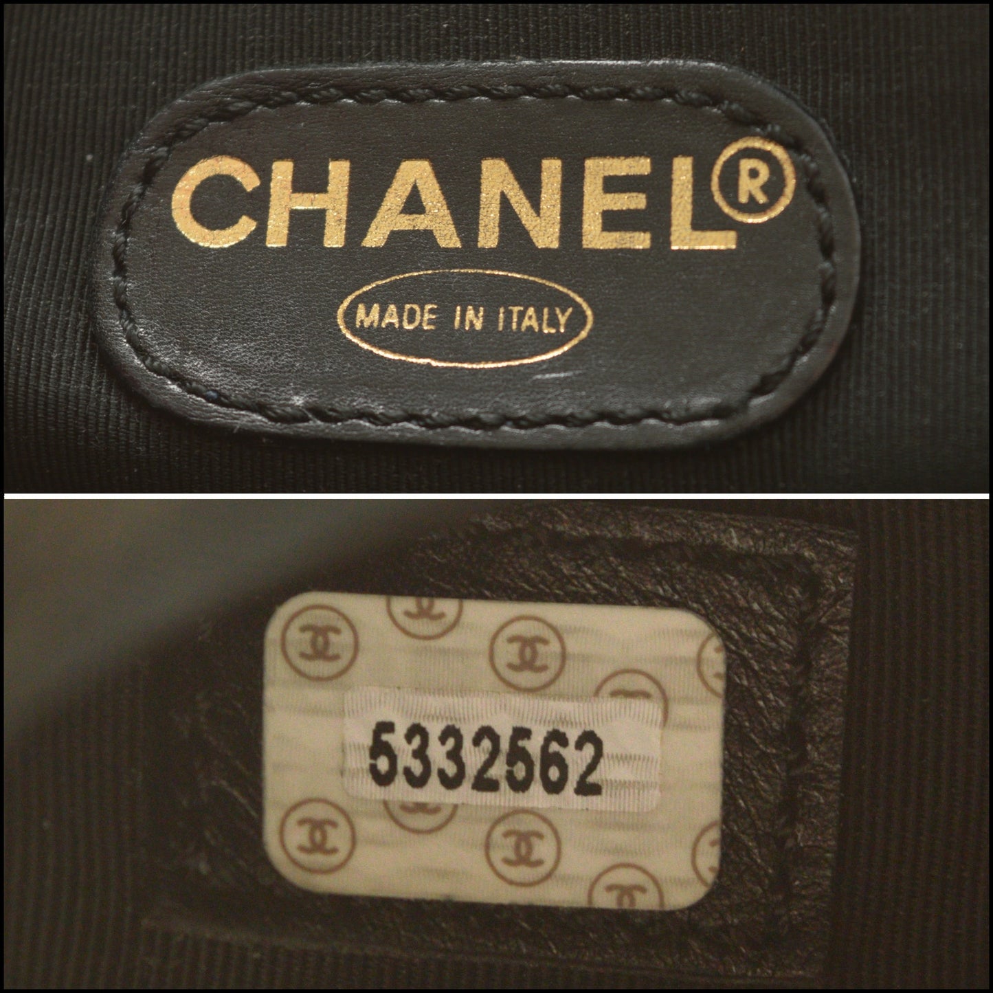 RDC15132 CHANEL '97-99 Black Patent Leather Tote Bag