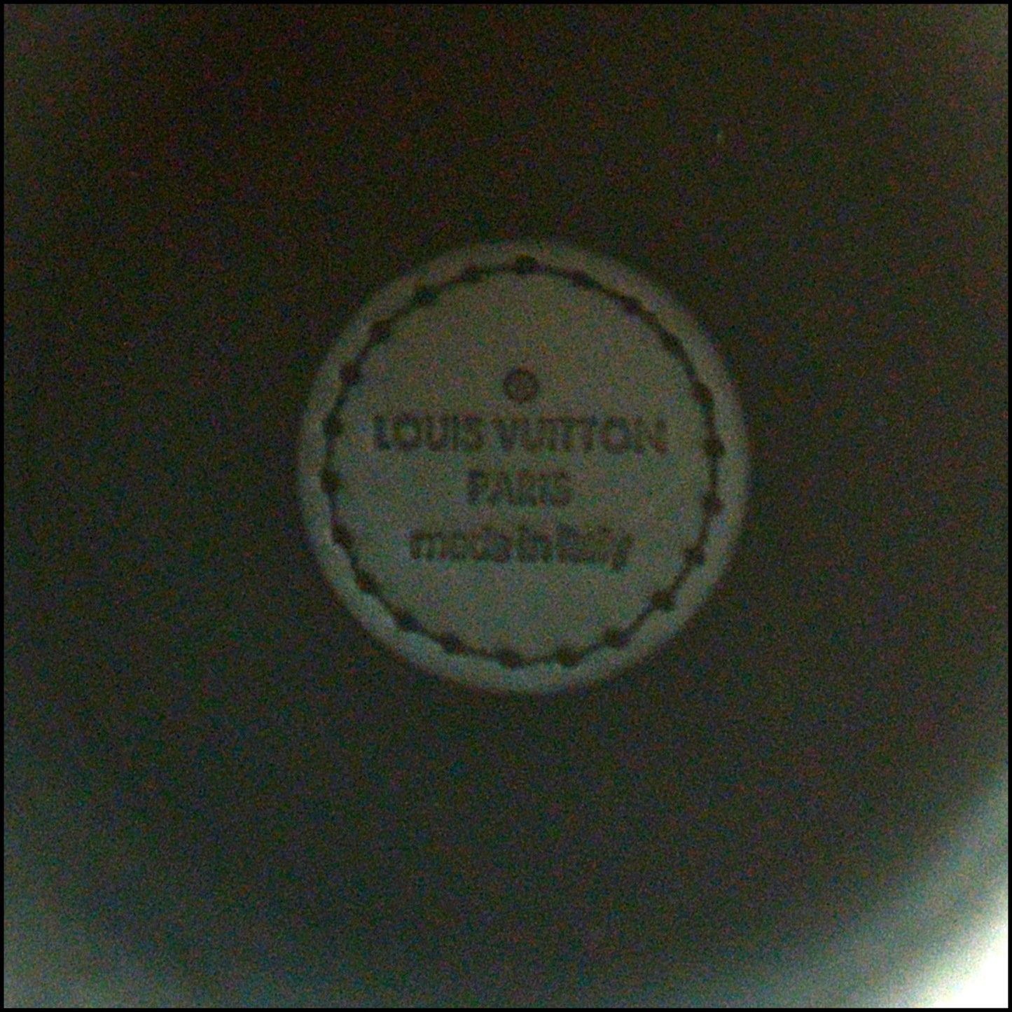 RDC15148 LOUIS VUITTON Graphite Monogram Eclipse 200ml Perfume Holder Travel Case