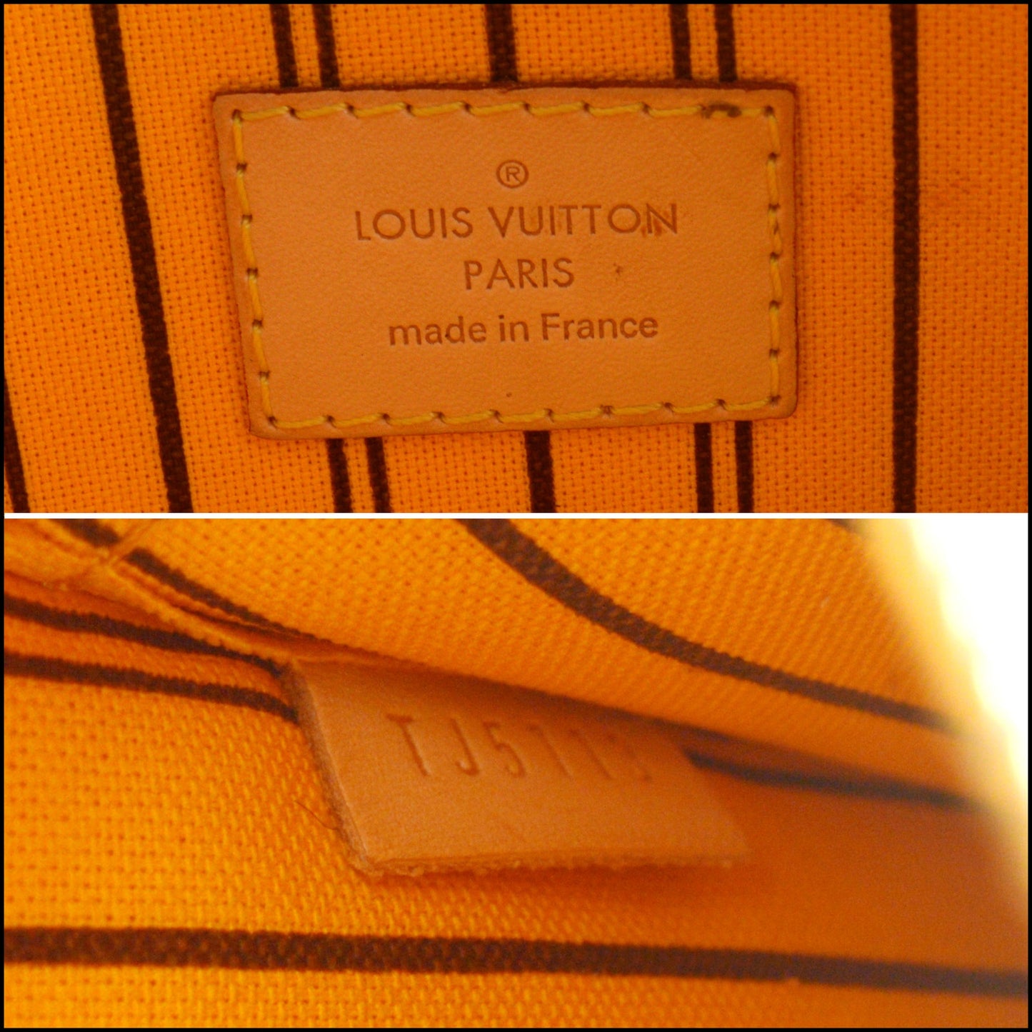 RDC15401 LOUIS VUITTON '09 Brown Monogram Canvas Neverfull Pouch