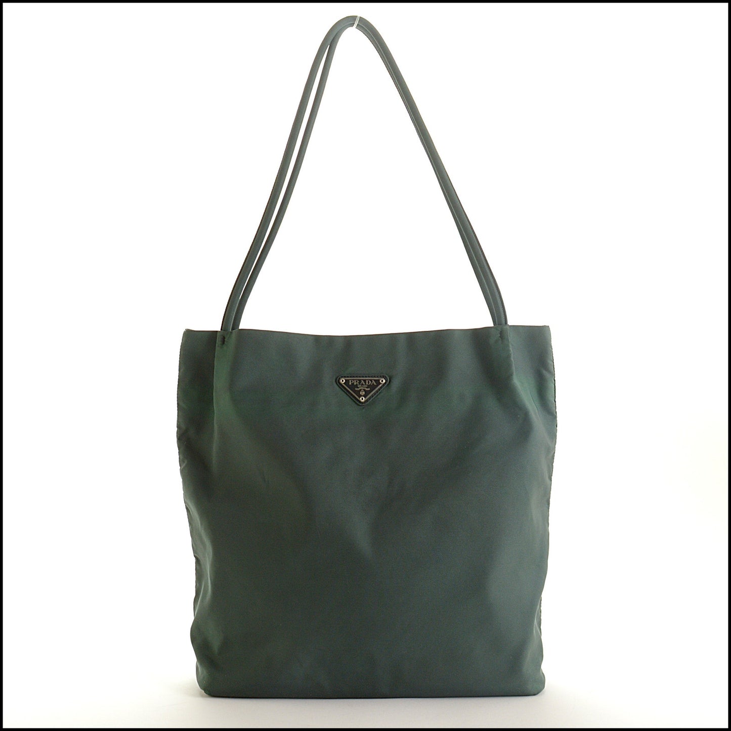 RDC15423 PRADA Dark Green Tessuto Nylon Bag