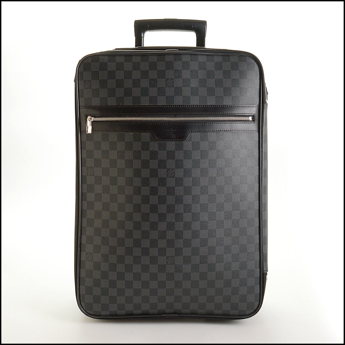 RDC15666 LOUIS VUITTON 2011 Black/Grey Damier Graphite Pegase 55 Canvas Rolling Luggage