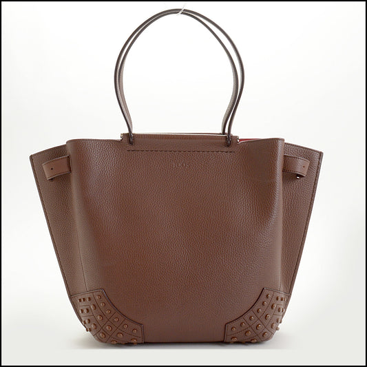 RDC14902 TOD'S Brown Tote Wave