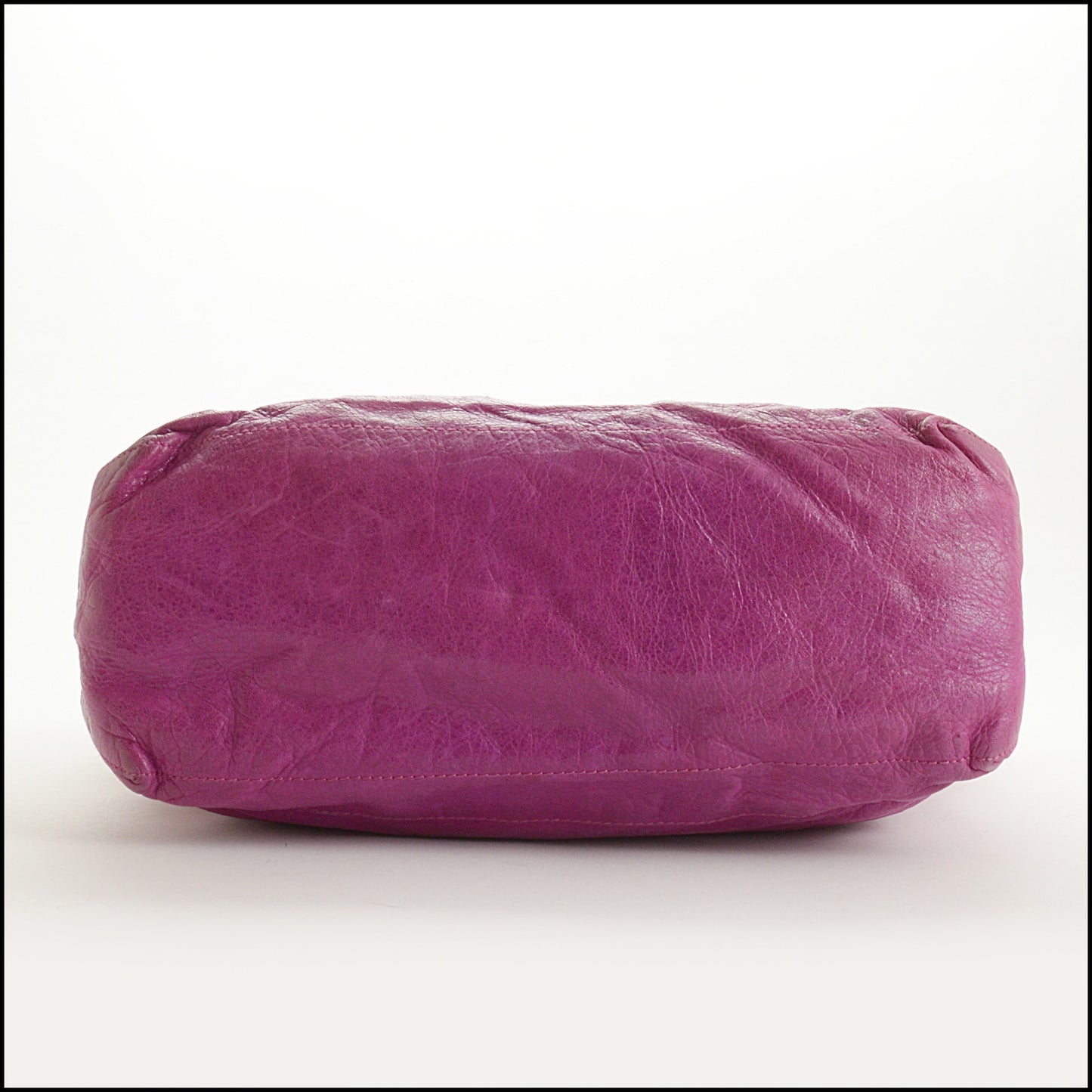 RDC15527 BALENCIAGA 2005 Magenta Pink/Purple Chevre Leather Day Hobo Bag