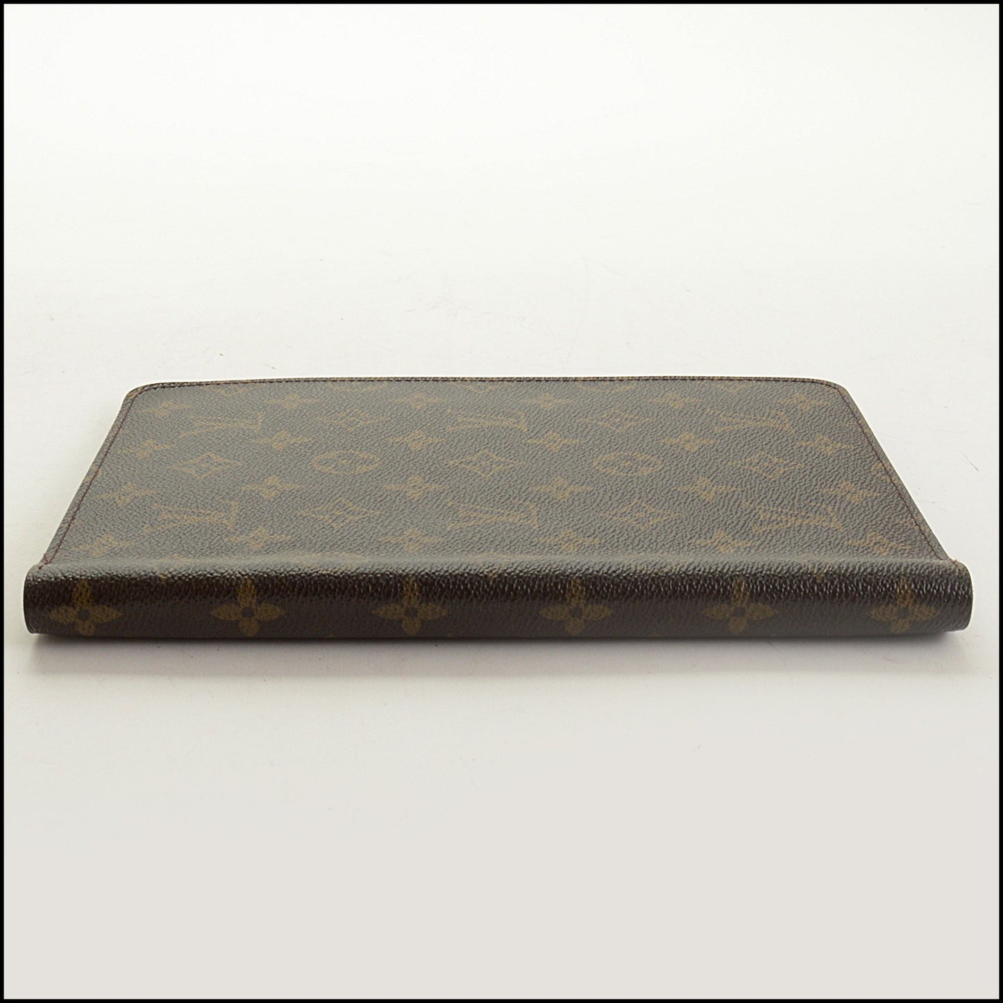 RDC15355 LOUIS VUITTON '06 Brown LV Monogram Desk Agenda Cover MM