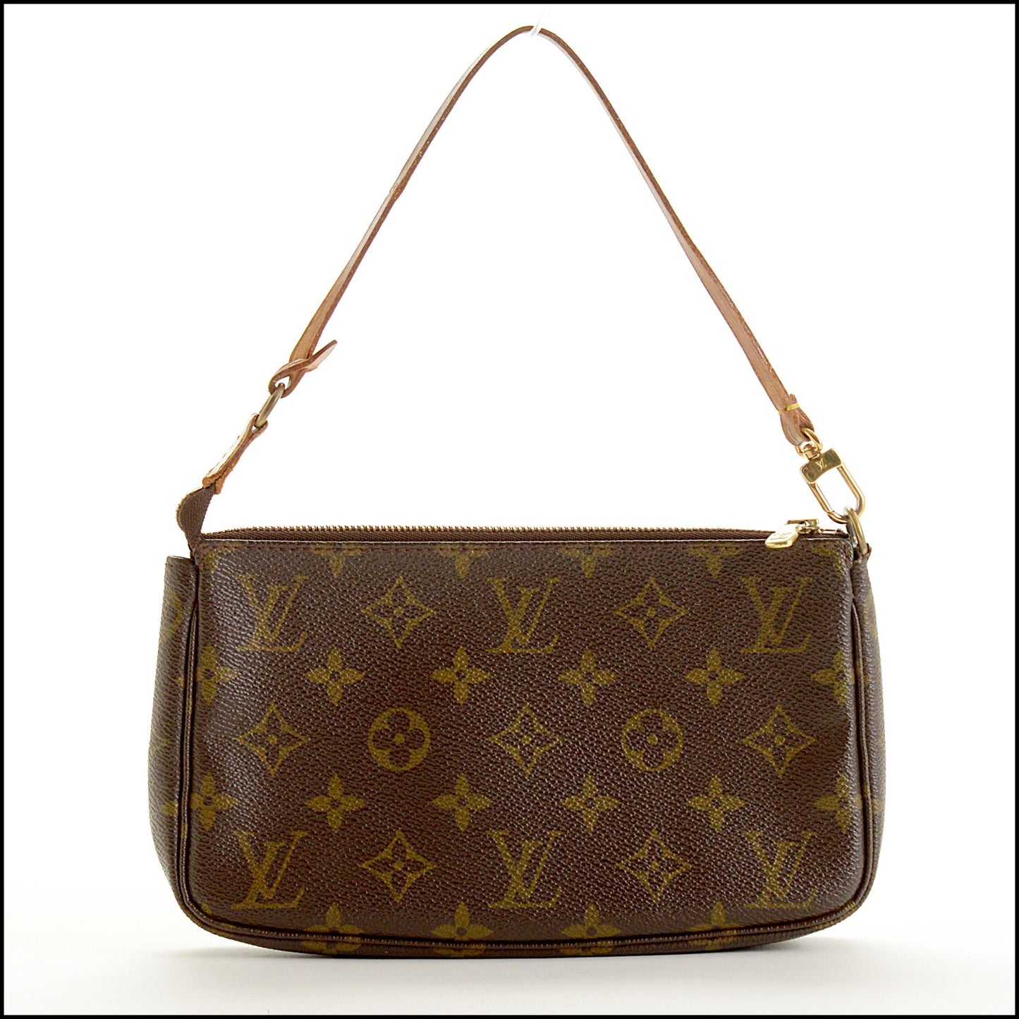 RDC15442 LOUIS VUITTON '00 Brown LV Monogram Canvas Pochette Accessoires Bag