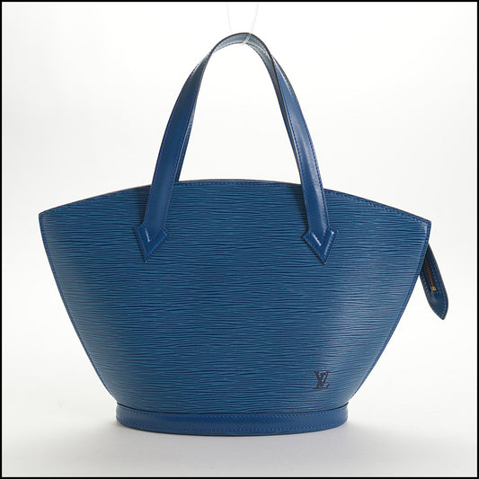 RDC14875 LOUIS VUITTON '94 Blue Epi Saint Jacques PM Tote Bag