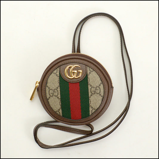 RDC15117 GUCCI GG Supreme Ophidia Round Neck Pouch