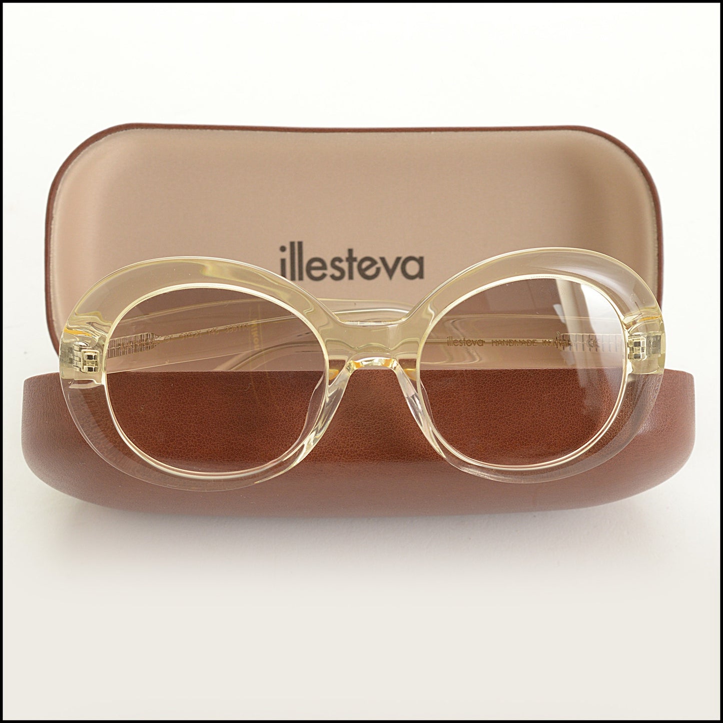 RDC15609 ILLESTEVA Clear Round Sunglasses Gradient Lens