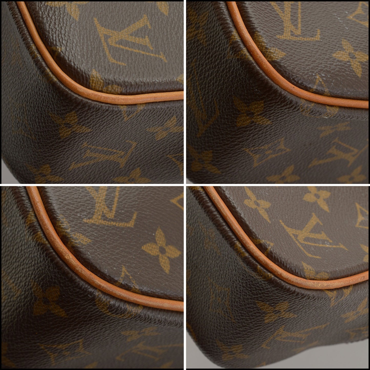 RDC13914 Authentic LOUIS VUITTON Vintage '03 Brown Pegase Briefcase Travel Bag
