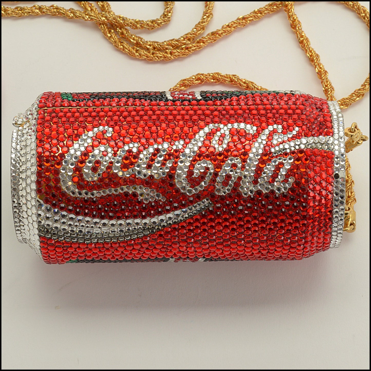 RDC15244 KATHRINE BAUMANN Red Coca Cola Can Minaudiere and Coke Pillbox