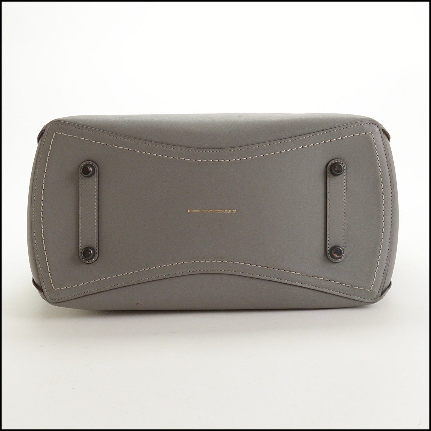 RDC15277 COACH Grey Glovetanned Leather Rogue Tote Bag