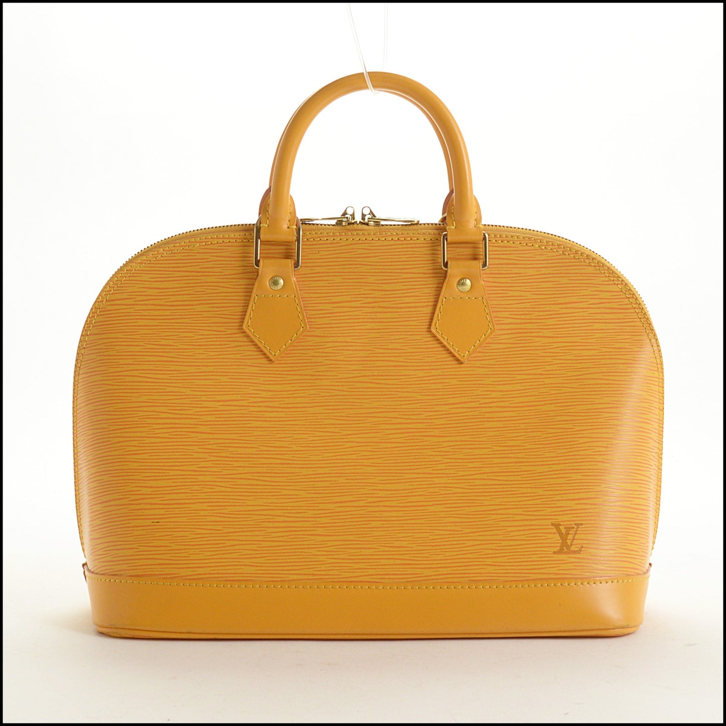 RDC15381 LOUIS VUITTON '96 Yellow Epi Leather Alma Bag