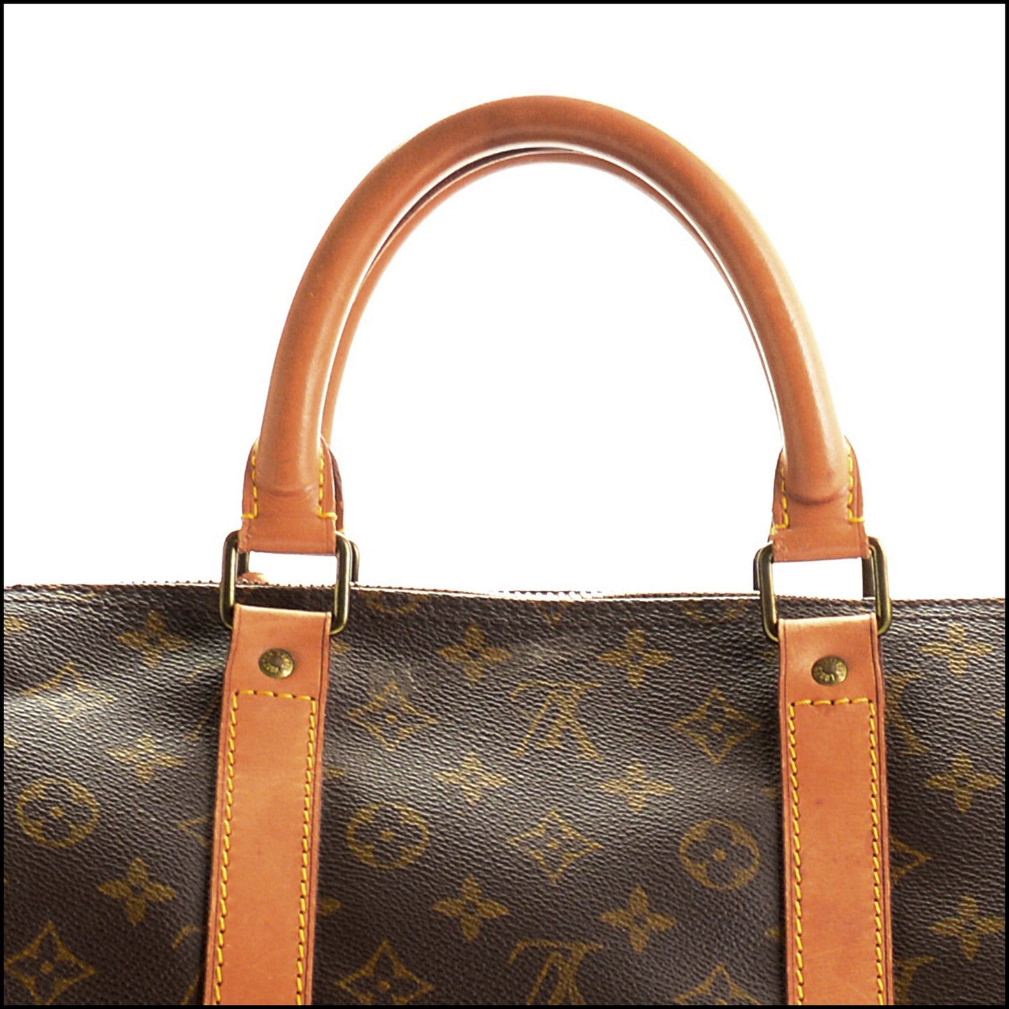 RDC15275 LOUIS VUITTON '91 Brown Monogram Canvas Keepall 55