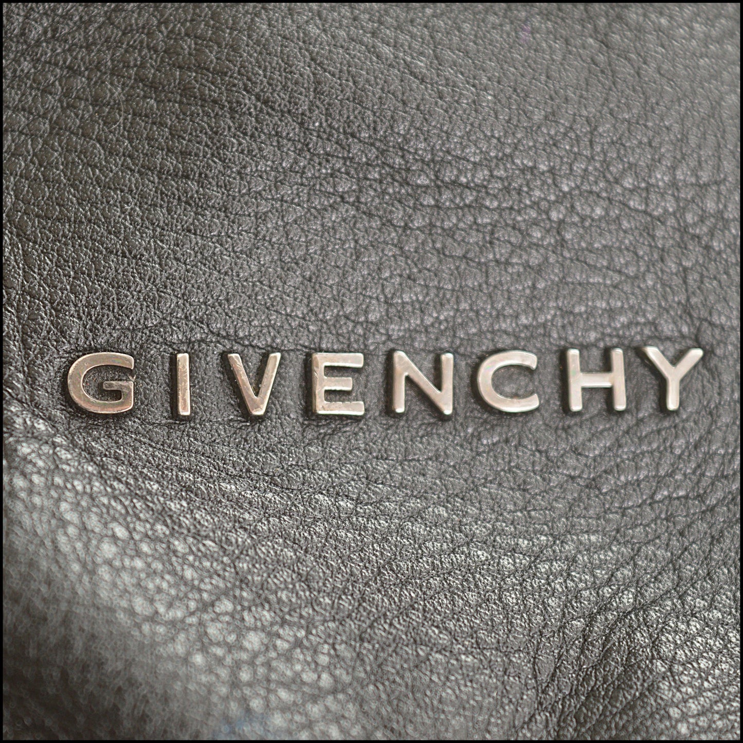 RDC15546 GIVENCHY Black 2011 Ricardo Tisci Nylon and Leather Studded Strap Backpack