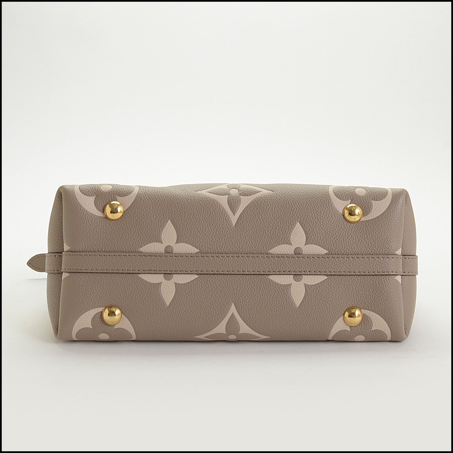 RDC14907 LOUIS VUITTON Bicolor Grey/Beige Monogram Empreinte Carryall PM