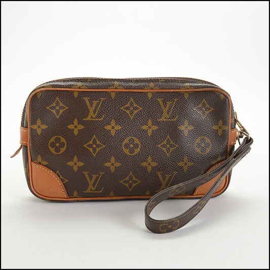 RDC14621 LOUIS VUITTON Monogram Marly Dragonne Wristlet