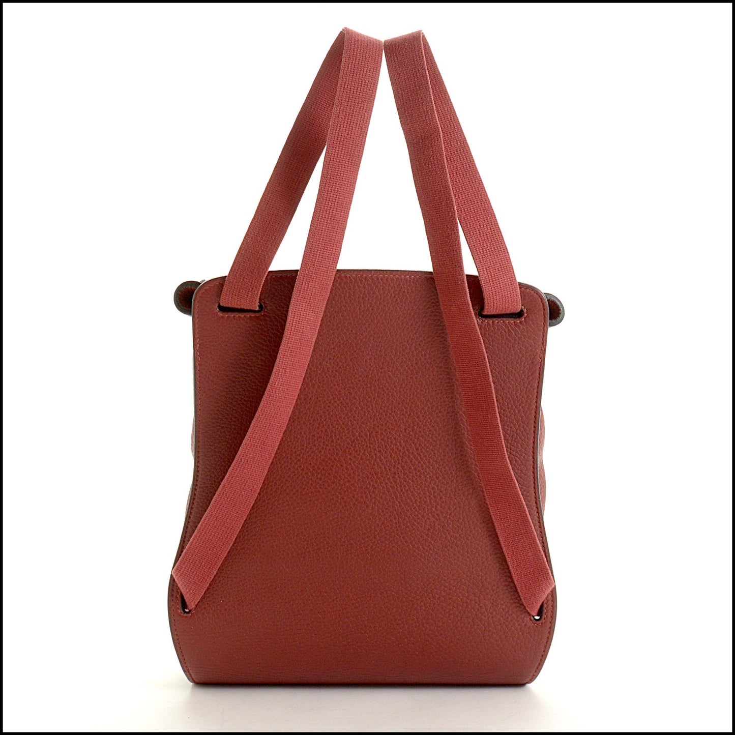 RDC15182 HERMES 2000 Red Leather Sherpa Backpack