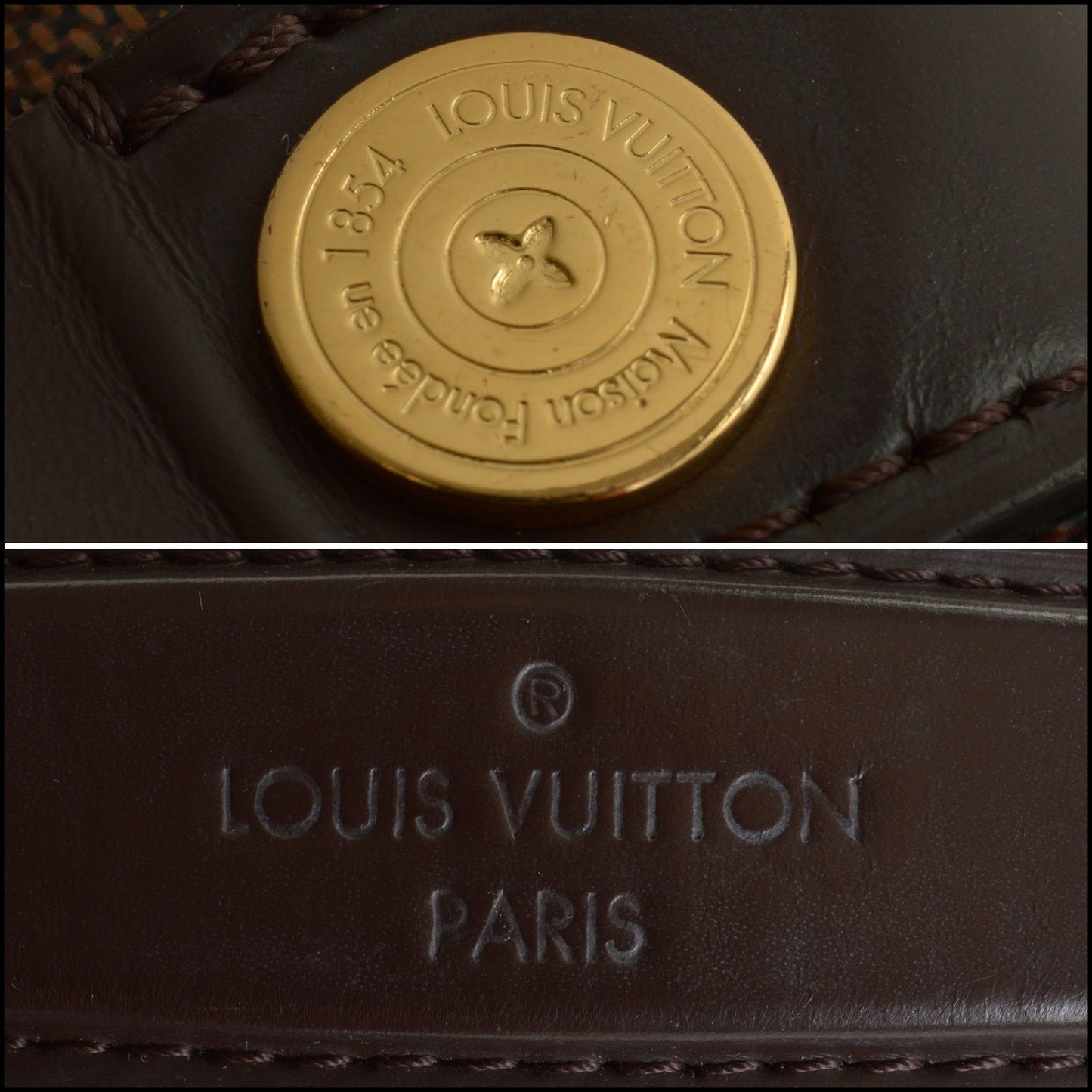 RDC14849 LOUIS VUITTON Damier Ebene Hobo Bag