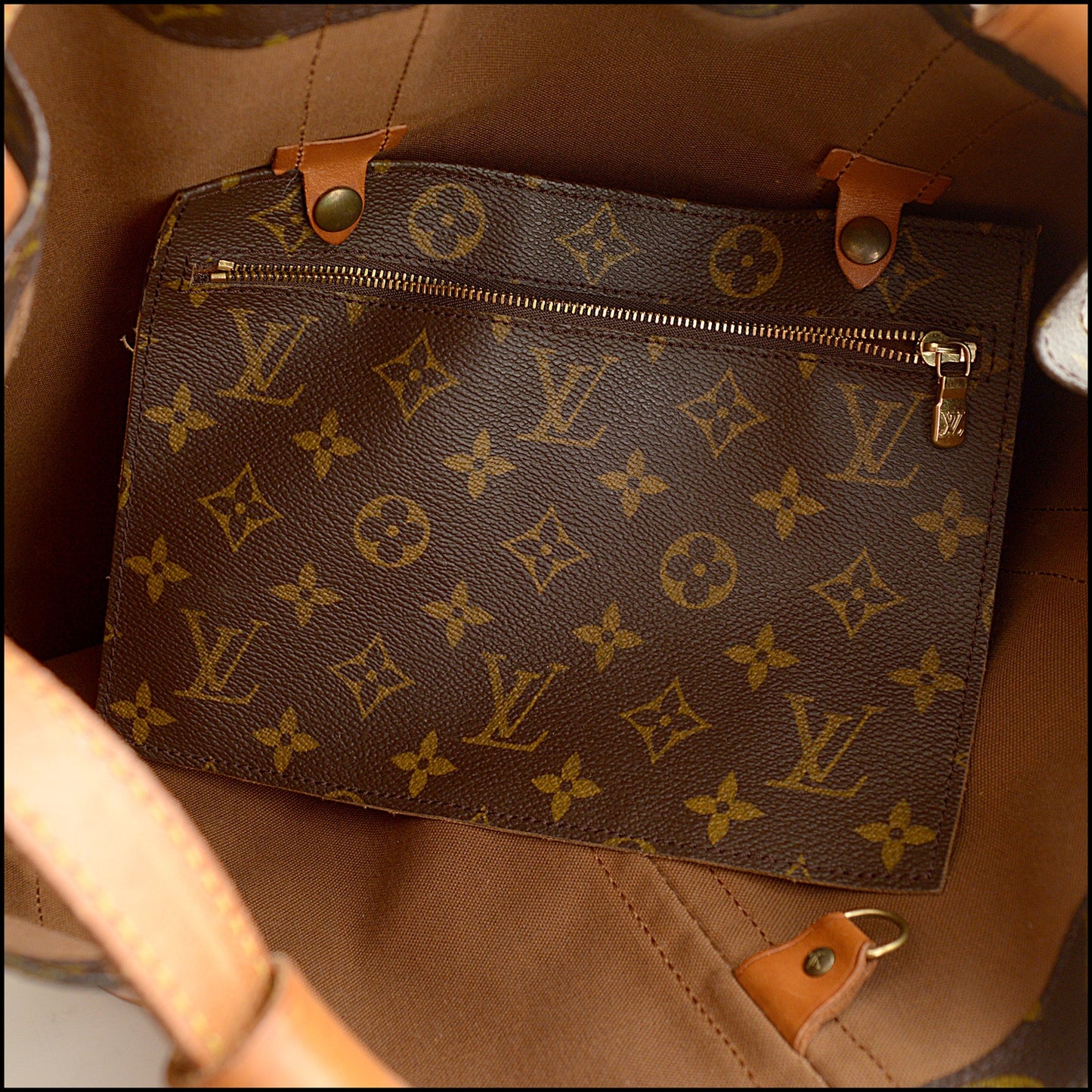 RDC15059 LOUIS VUITTON '95 LV Monogram Canvas Randonee Sling Backpack