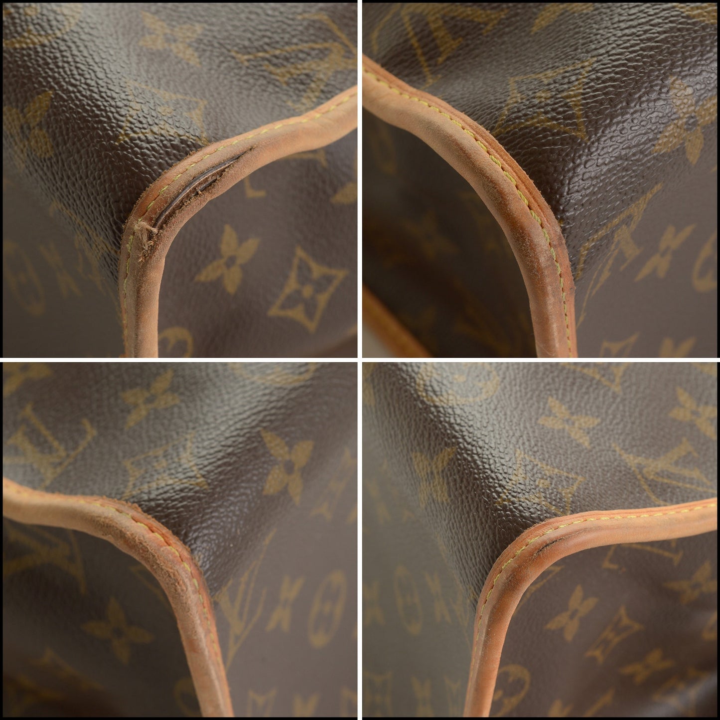 RDC15523 LOUIS VUITTON 2005 Brown LV Monogram Canvas Popincourt Haut Bag