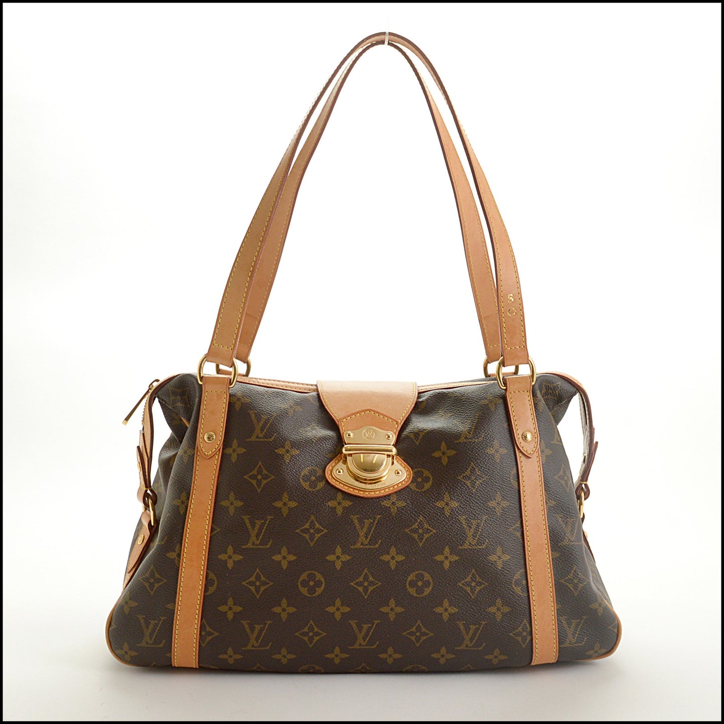 RDC15212 LOUIS VUITTON '09 Brown LV Monogram Stresa Bag