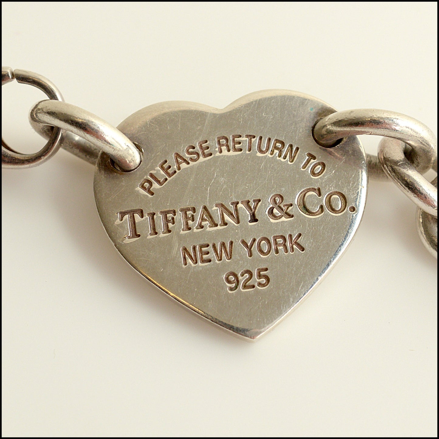 RDC15215 TIFFANY & CO. Sterling Silver Return to Tiffany Heart Choker