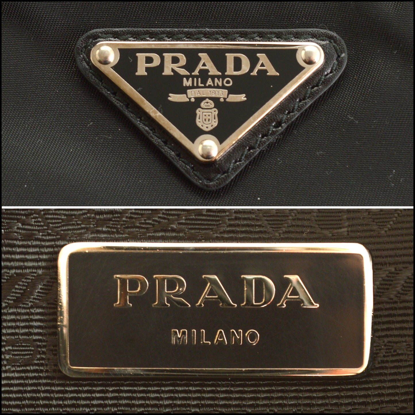 RDC15379 PRADA '10 Black Tessuto Vela Nylon Camera Bag