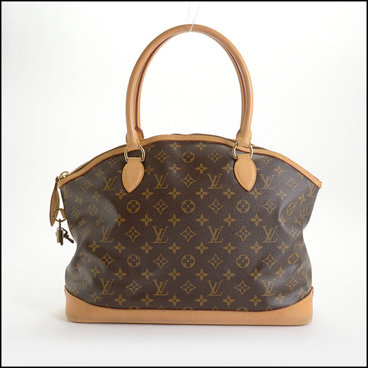 RDC14403 Authentic LOUIS VUITTON Vintage '06 LV Monogram Canvas Lockit Handbag