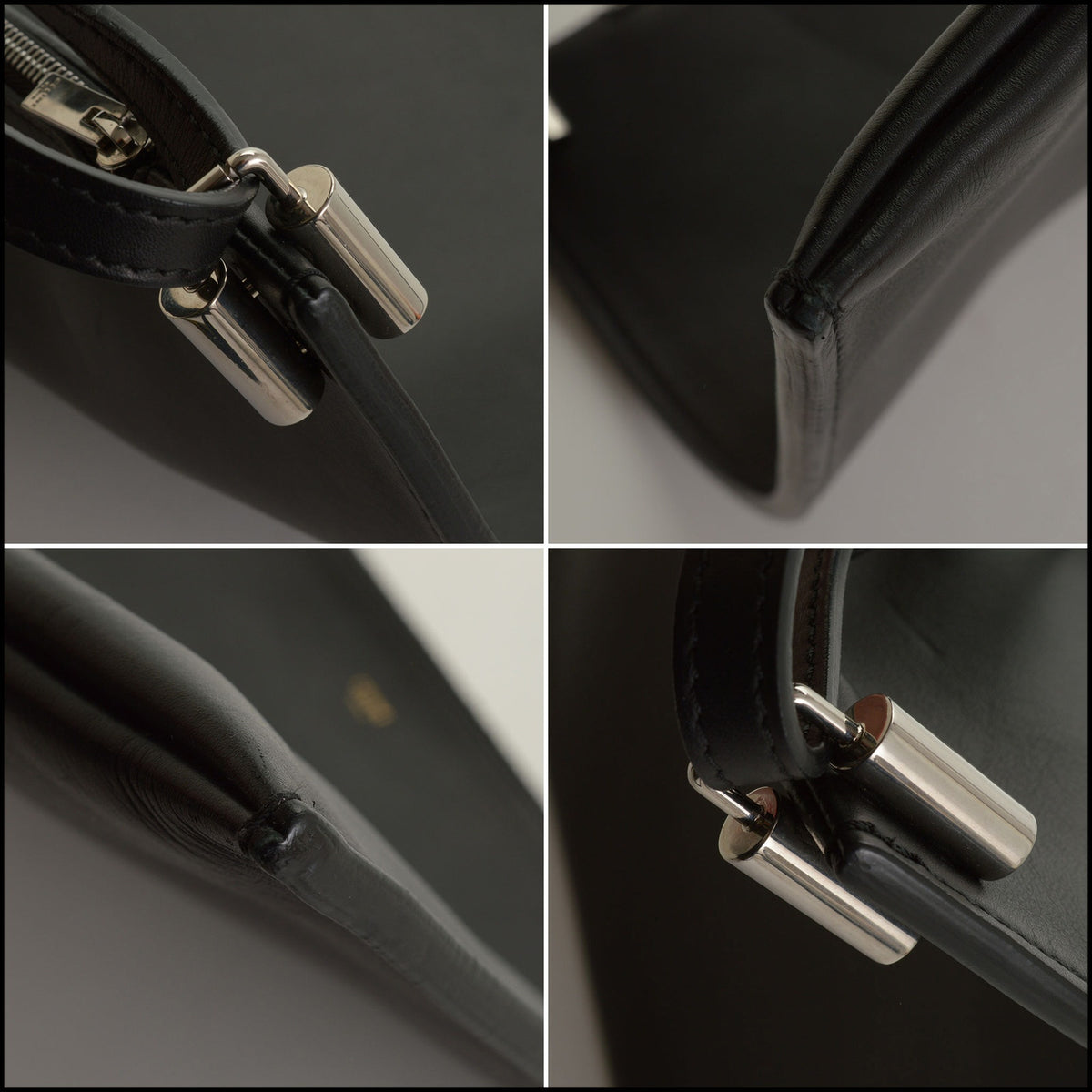 RDC15649 CELINE 2013 Black Calfskin Shoulder Fortune Cookie Bag
