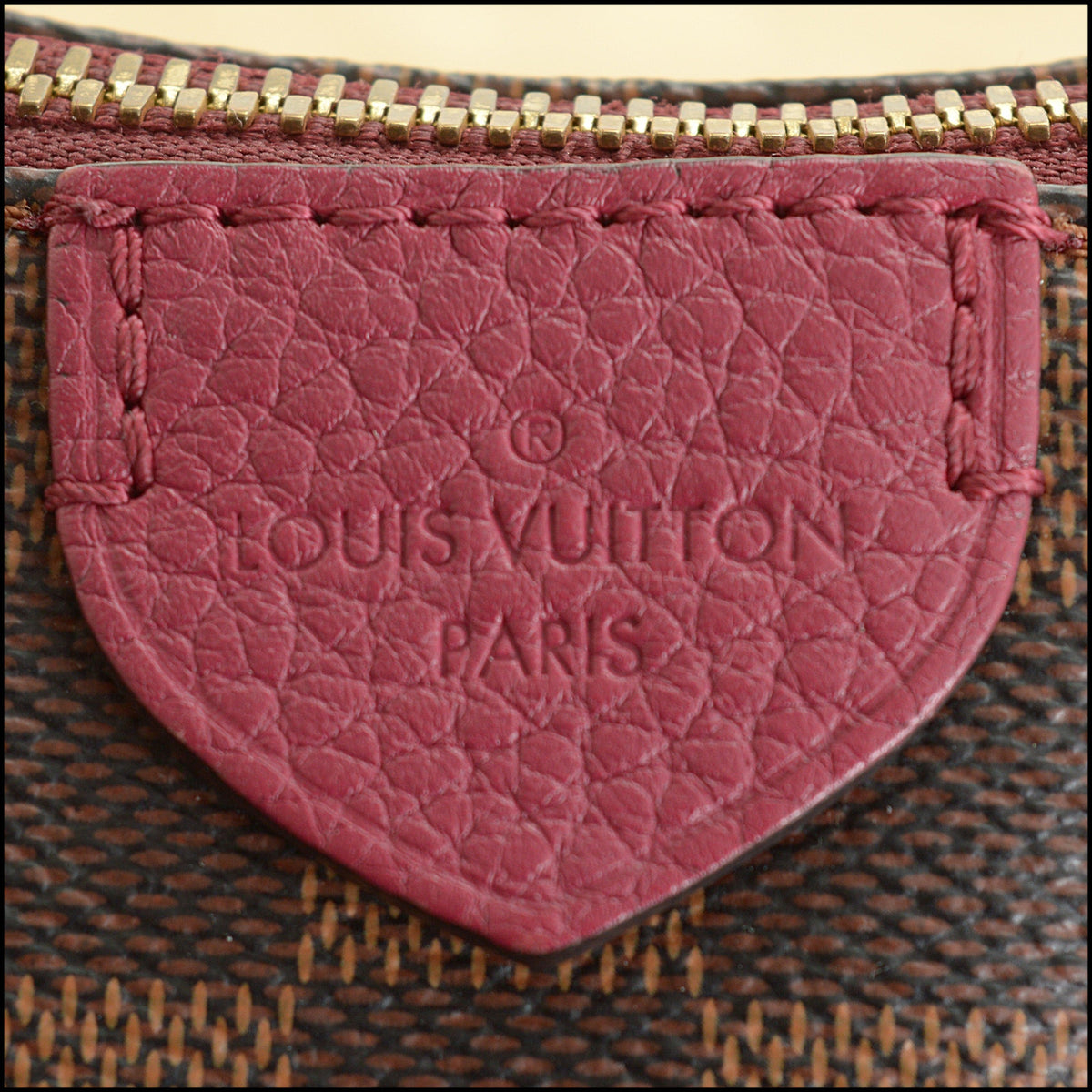 RDC15662 LOUIS VUITTON 2017 Damier Ebene Hyde Park Bag