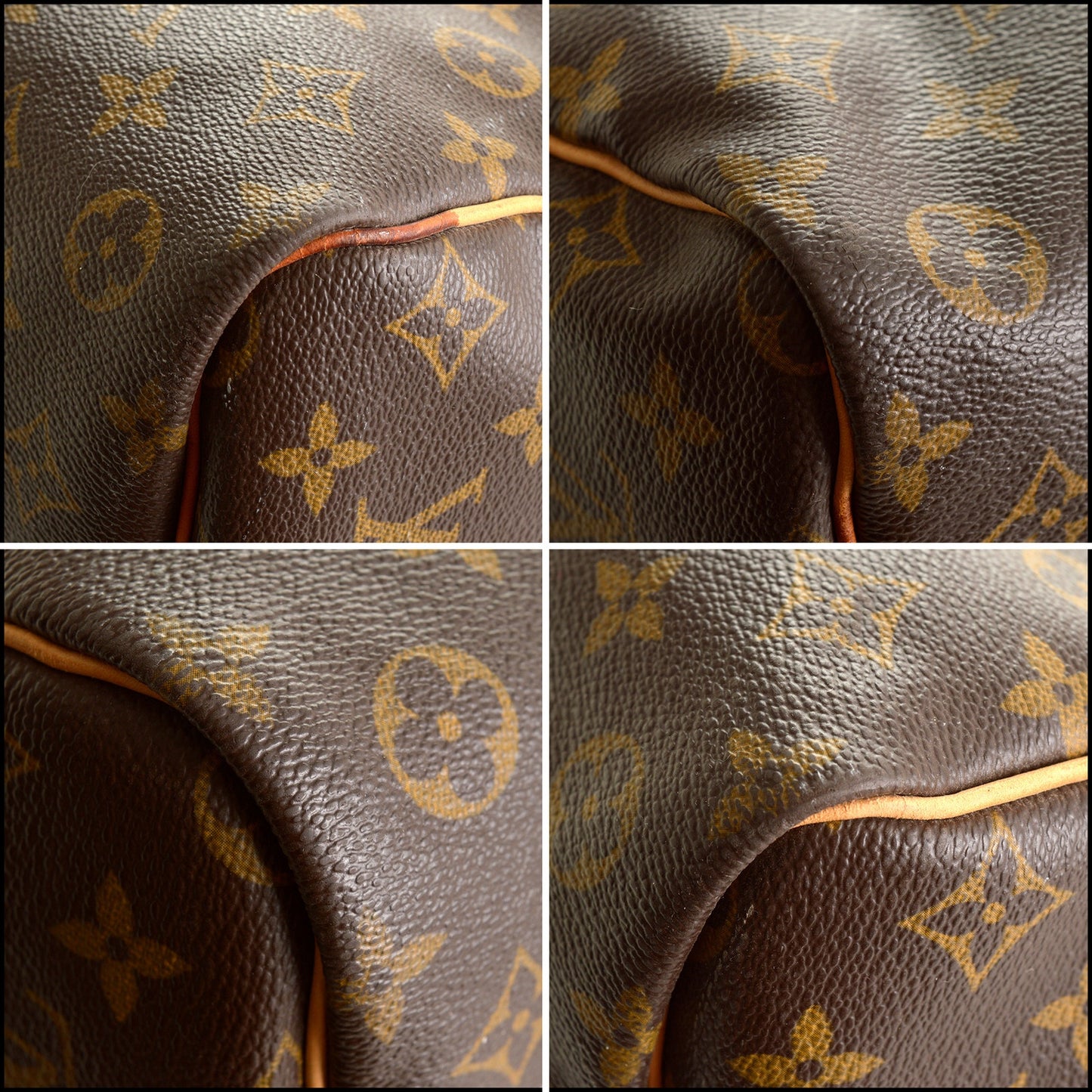 RDC15518 LOUIS VUITTON Brown LV Monogram Canvas Keepall 60 Travel Bag