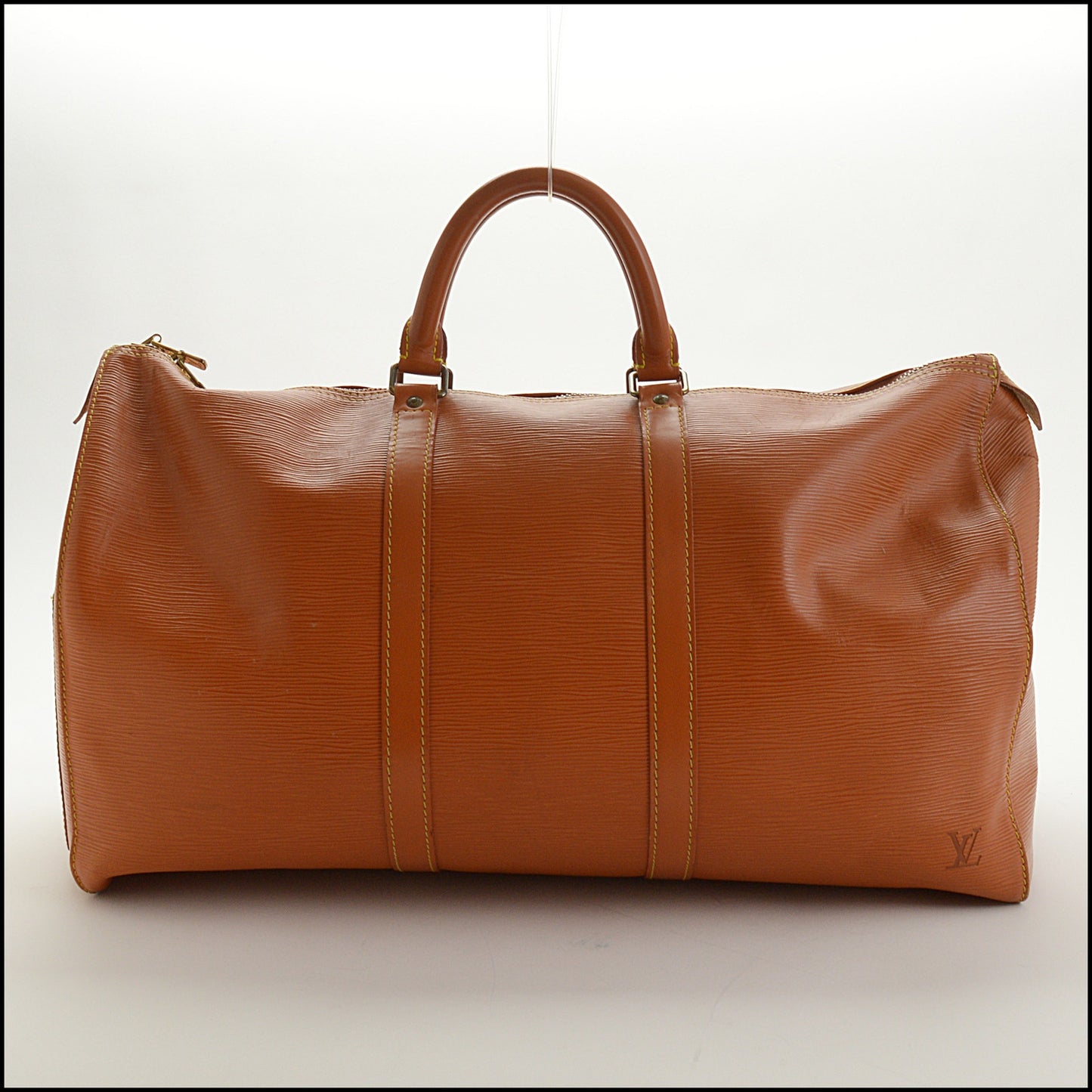 RDC15024 LOUIS VUITTON '91 Gold Tan Brown Epi Keepall 50 Travel Bag