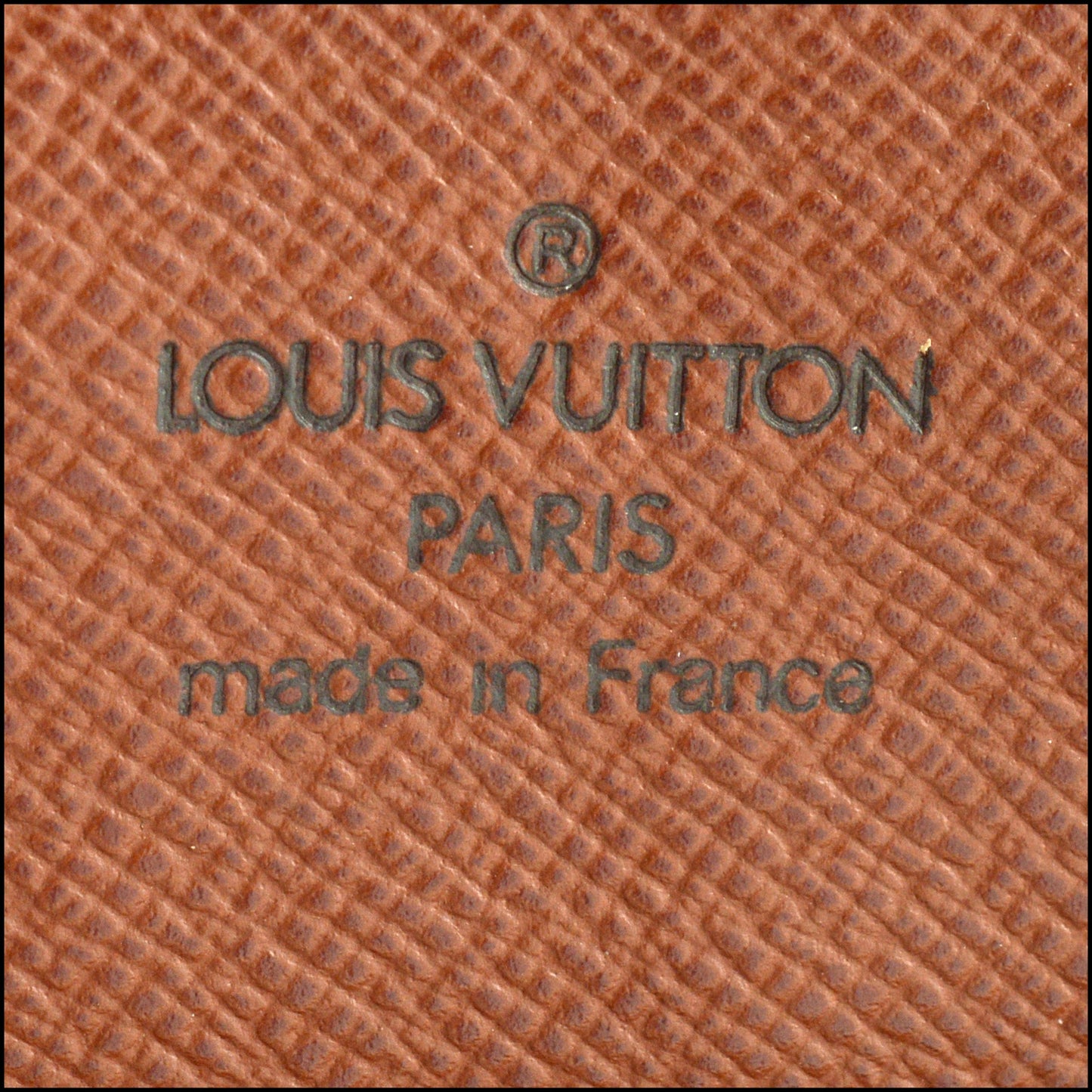 RDC15445 LOUIS VUITTON 80's Brown LV Monogram Portefeuille Accordion Clutch Wallet with Chain Strap