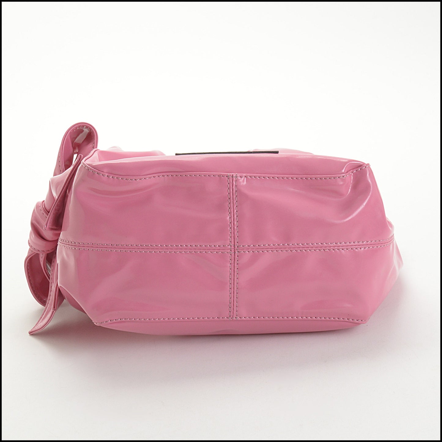 RDC14616 VALENTINO Pink Patent Mini Bow Bag