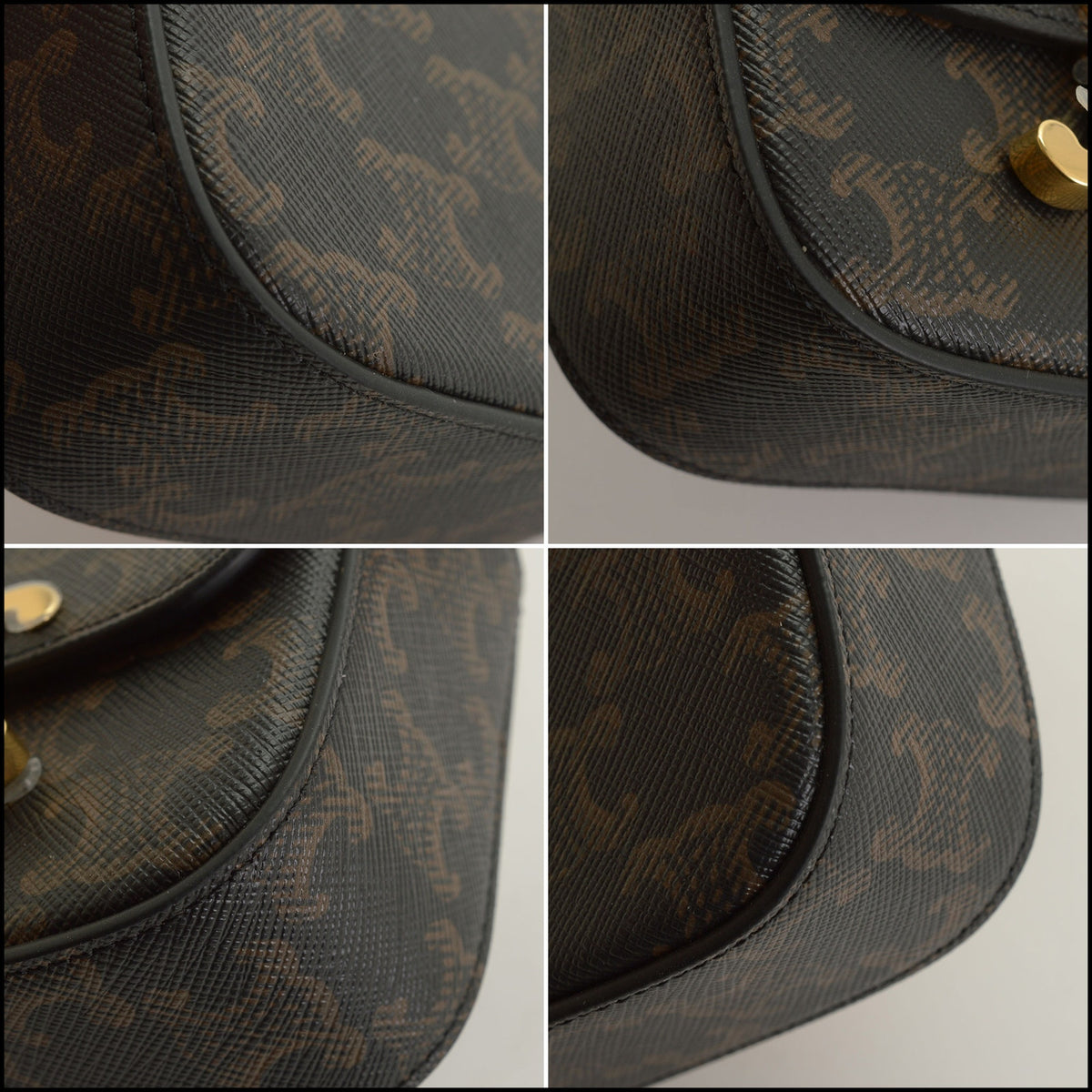 RDC15647 CELINE 2024 Triomphe Canvas Mini Claude Crossbody Bag