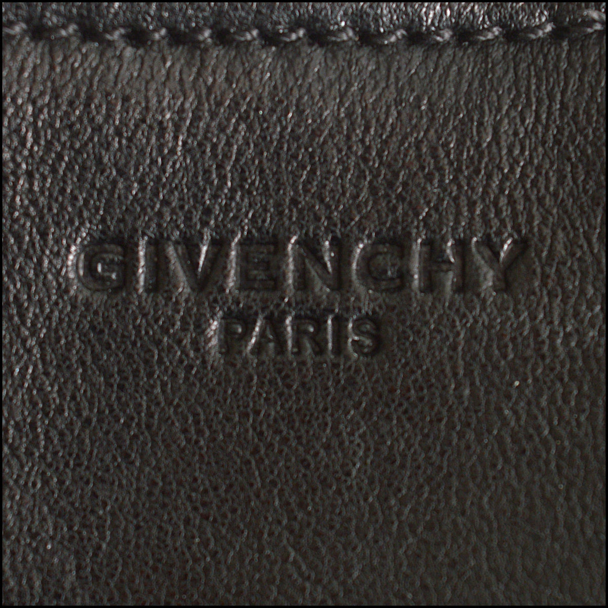 RDC15650 GIVENCHY Black Leather Obsedia Hobo Bag
