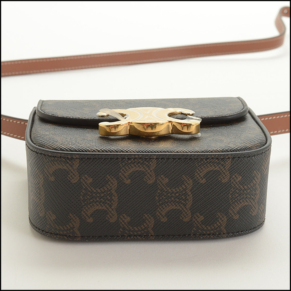 RDC15647 CELINE 2024 Triomphe Canvas Mini Claude Crossbody Bag