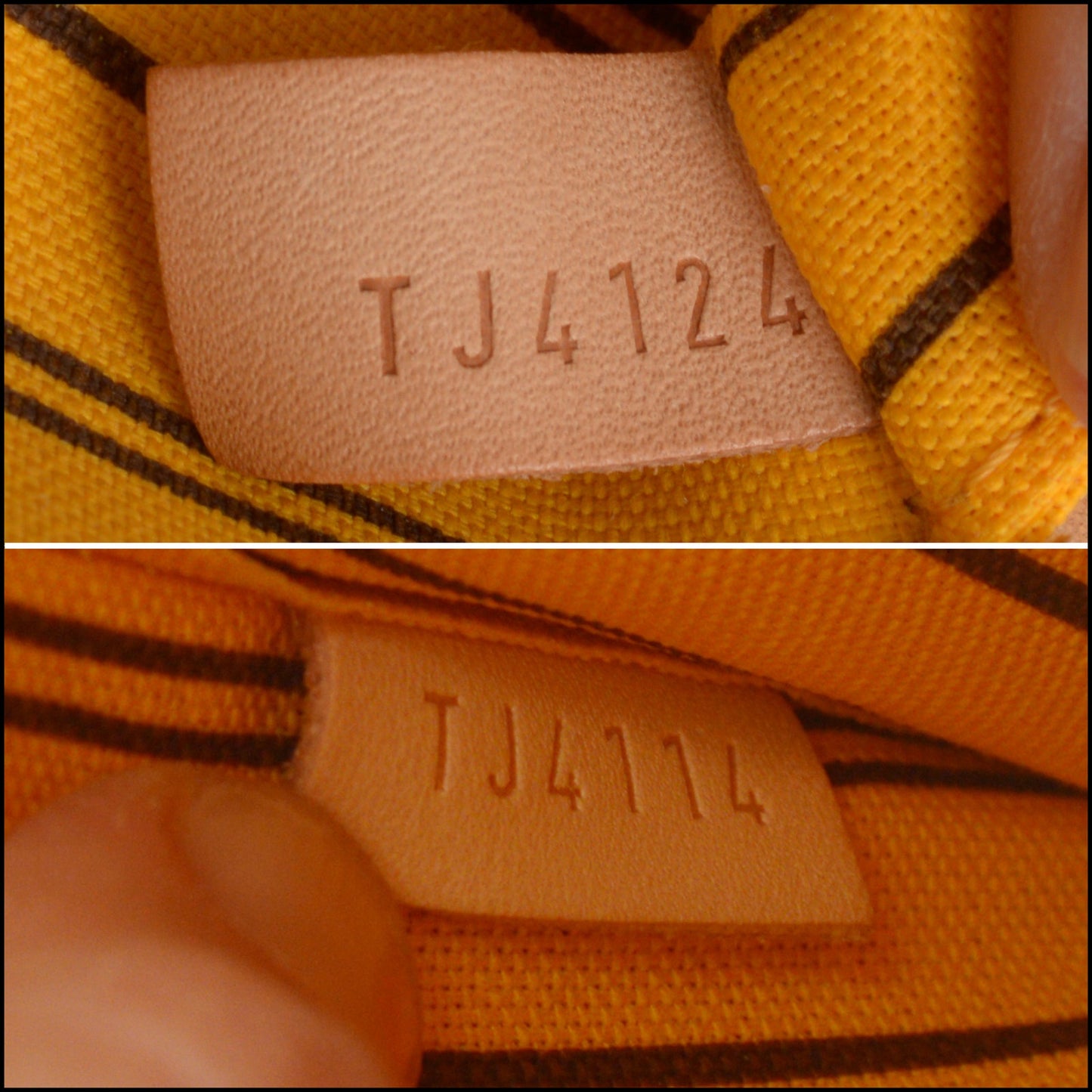 RDC15400 LOUIS VUITTON '14 Brown Monogram Canvas Mimosa Yellow Neverfull MM Tote with Pouch