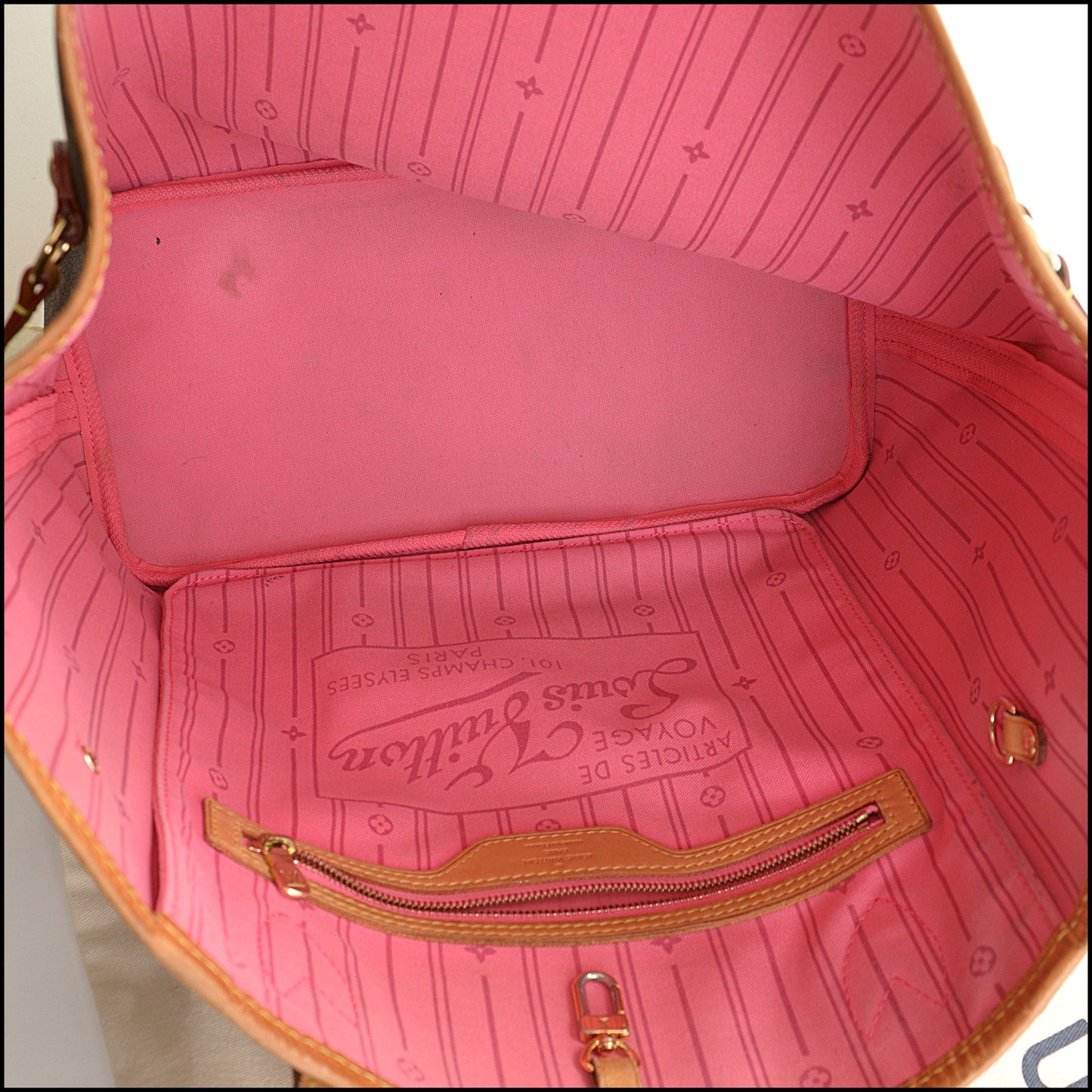 RDC15016 LOUIS VUITTON '08 Stephen Sprouse Roses Monogram Neverfull Tote Bag