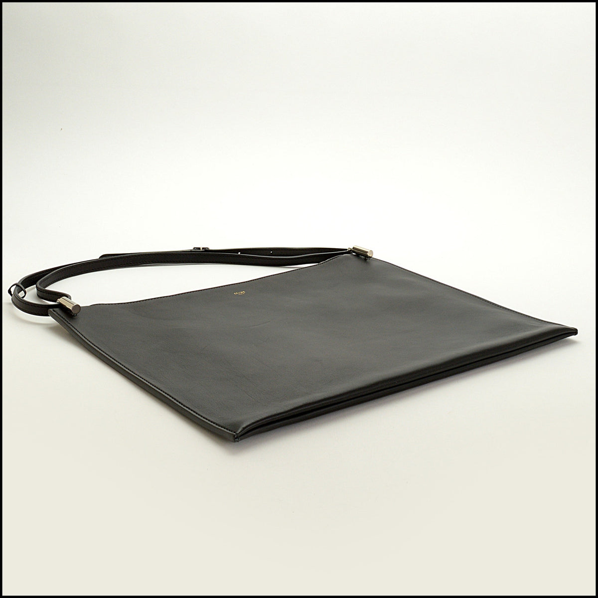 RDC15649 CELINE 2013 Black Calfskin Shoulder Fortune Cookie Bag