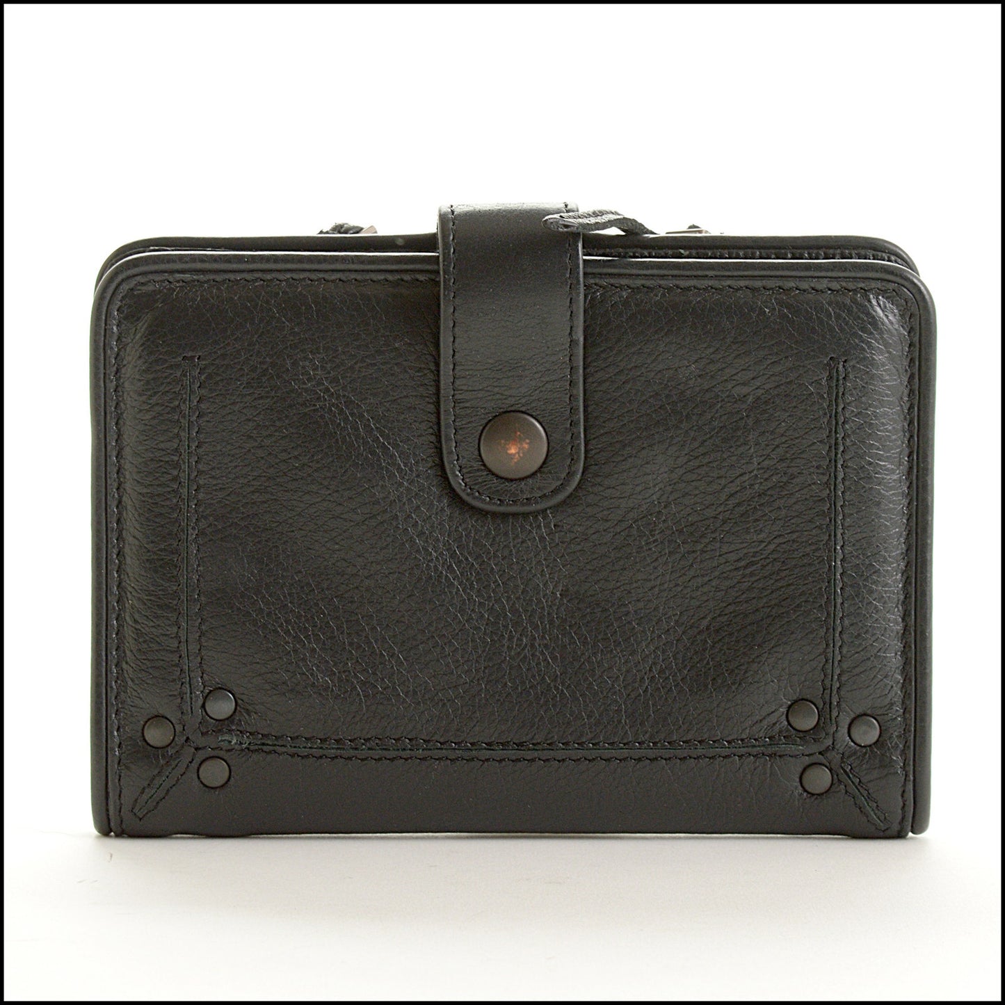 RDC15486 JEROME DREYFUSS Black Leather Wallet