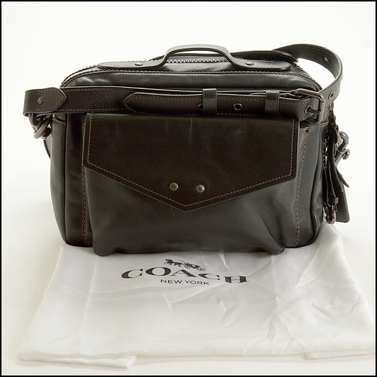 RDC15467 COACH Black Jaxson 28 Messenger Bag