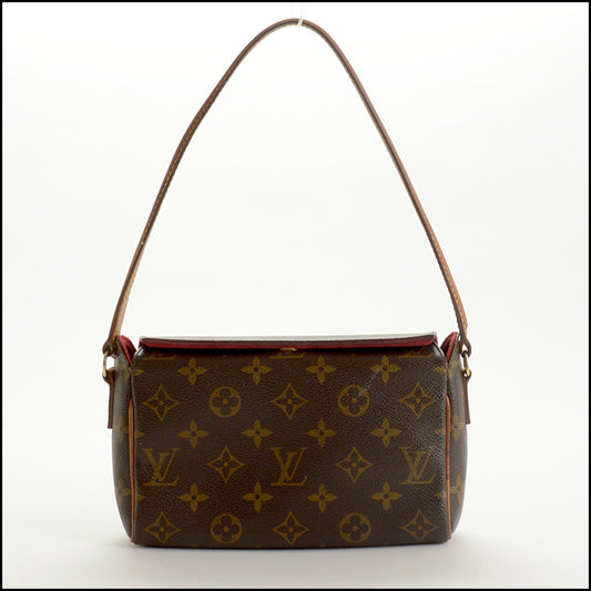 RDC15390 LOUIS VUITTON '02 Brown LV Monogram Recital Bag