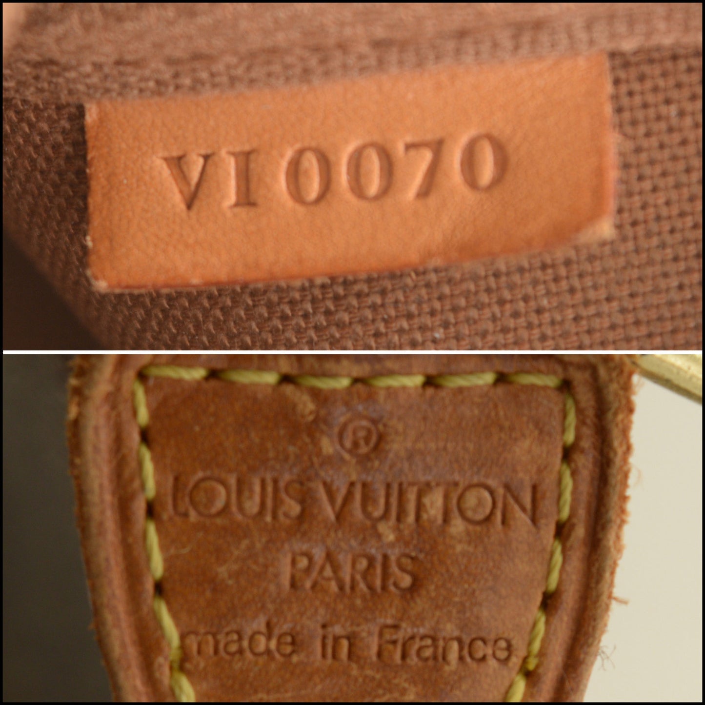 RDC15442 LOUIS VUITTON '00 Brown LV Monogram Canvas Pochette Accessoires Bag
