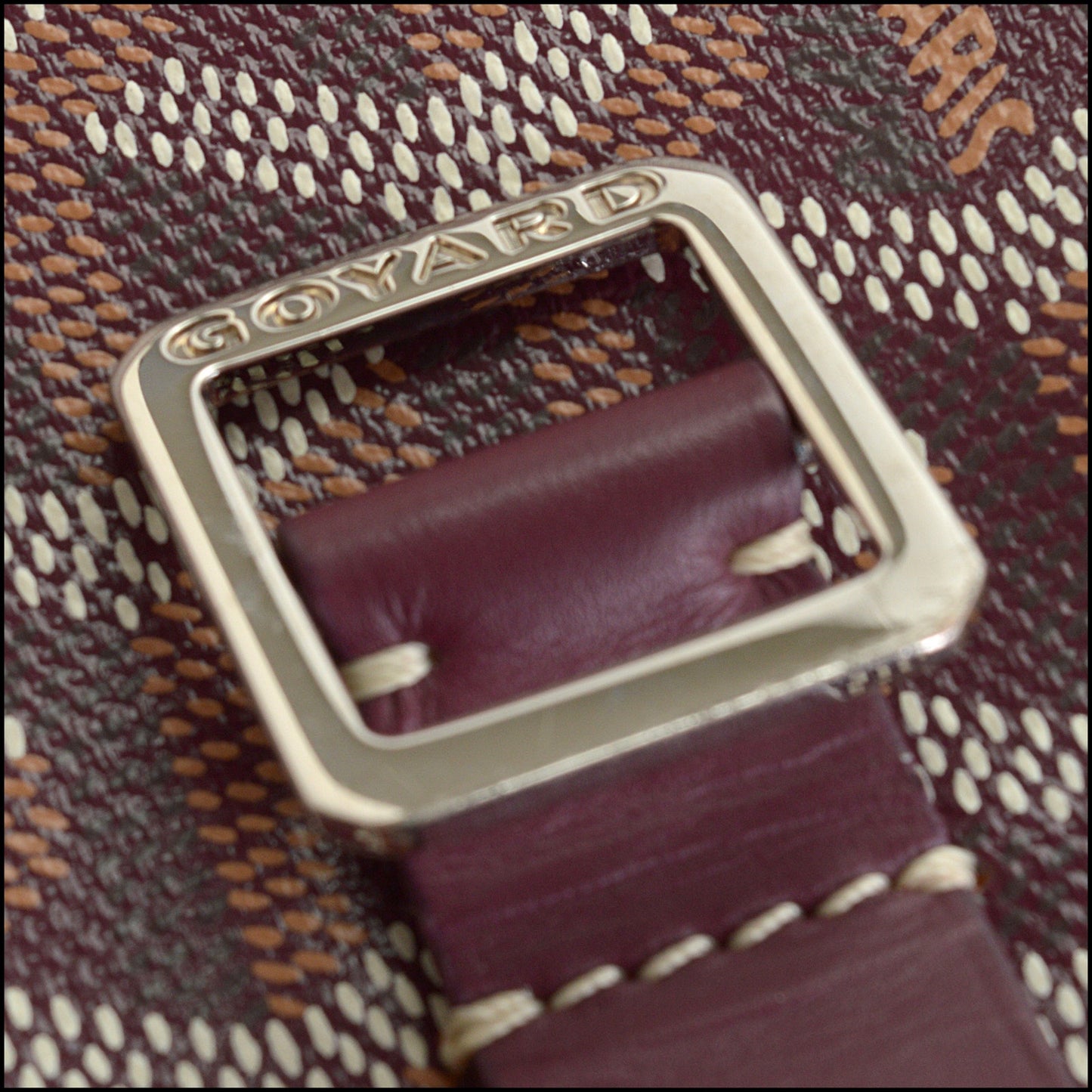 RDC14459 Goyard Goyardine Belvedere MM Crossbody Bag